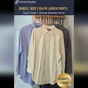 Ralph Lauren Buy 4 Get One Free 5 Shirt Set